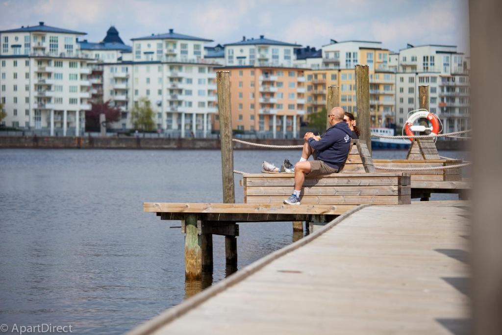 Apartdirect Hammarby Sjostad Estocolmo Exterior foto